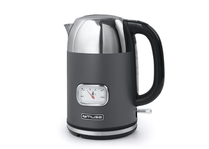 Bouilloire promotionnelle 1,7 litre Muse Gris foncé